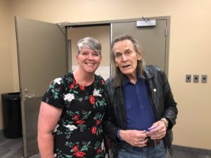 This is GORDON LIGHTFOOT, after I gave him a copy of WRECK!